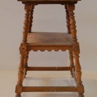 Louis Philippe Beistelltisch Eiche – Bild 2