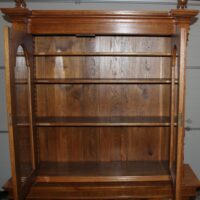 Gründerzeit Aufsatzschrank Eiche – Bild 3