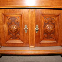 Gründerzeit Aufsatzschrank Eiche – Bild 5