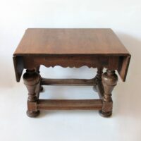 Rokoko Tisch Eiche massiv – Bild 2