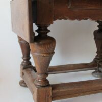 Rokoko Tisch Eiche massiv – Bild 3