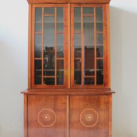 Jugendstil Bücherschrank Mahagoni