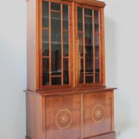 Jugendstil Bücherschrank Mahagoni – Bild 2