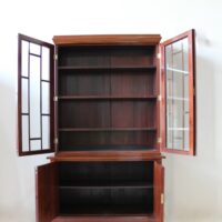 Jugendstil Bücherschrank Mahagoni – Bild 4