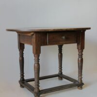 Barock Tisch aus massiver Eiche – Bild 3