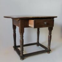 Barock Tisch aus massiver Eiche – Bild 4
