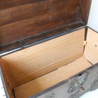 Barock Rundbuckeltruhe – Bild 9