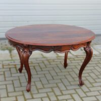 Louis Philippe Salontisch aus massivem Mahagoniholz – Bild 5