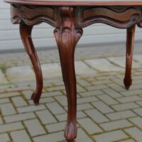 Louis Philippe Salontisch aus massivem Mahagoniholz – Bild 4