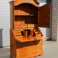Rokoko Aufsatzsekretär Eiche – Bild 4