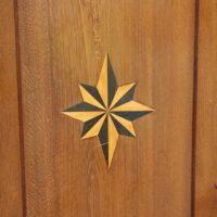 Barock Dielenschrank Eiche – Bild 3