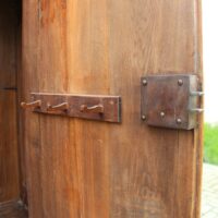 Barock Dielenschrank Eiche – Bild 5