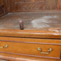 Barock Dielenschrank Eiche – Bild 7