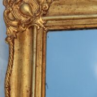 Quadratischer Spiegel mit Stuckrahmen – Bild 2