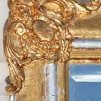 Quadratischer Spiegel mit zweifarbigem Stuckrahmen – Bild 3