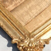 Goldfarbener Stuckrahmen – Bild 6